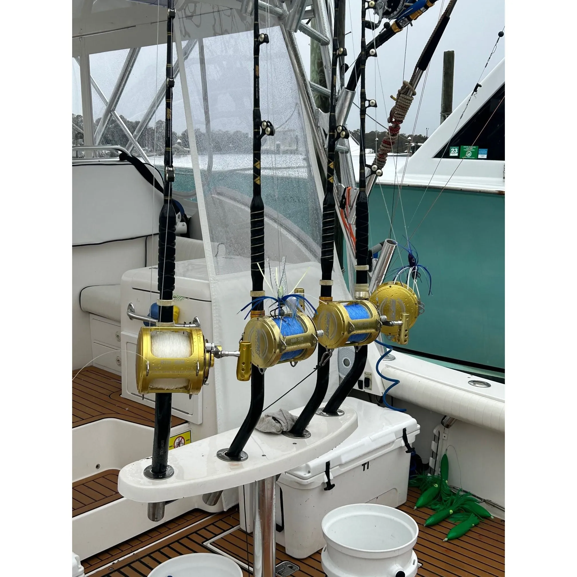 130W 2-Speed Reel on a Bent Butt Tournament Rod