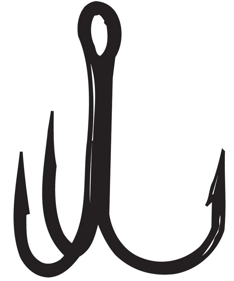 2X Strong Treble Hook - 2