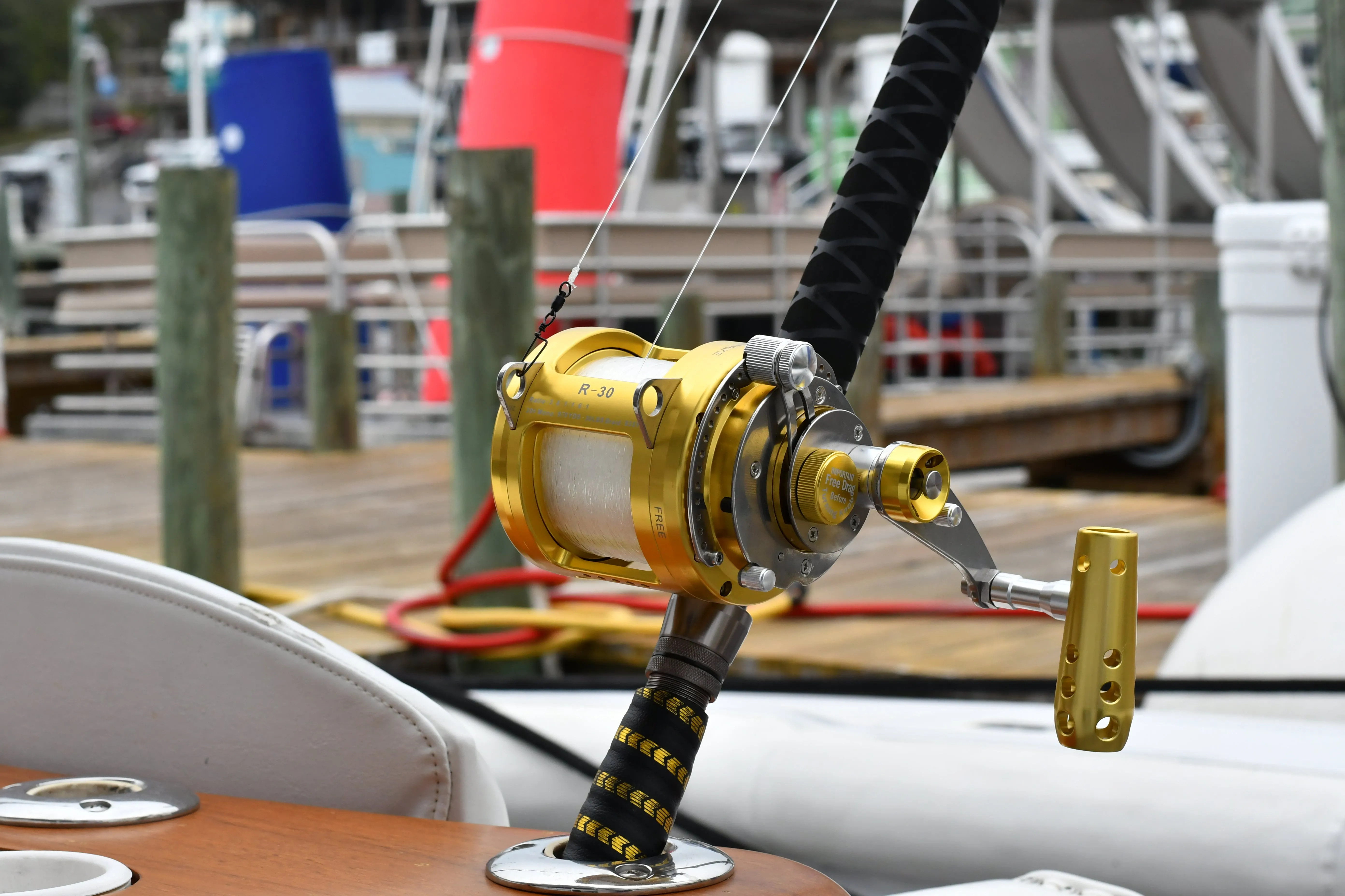 30W 2-Speed Reel on a 6'10" Intimidator Rod