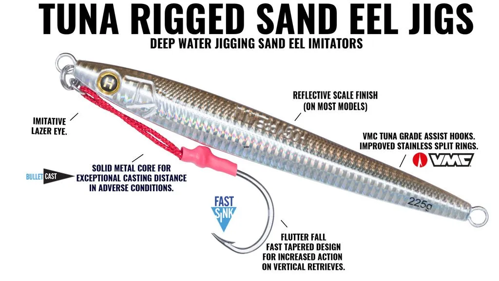 5 1/2" Sand Eel Jig Assist Hook - (4 1/2 oz)