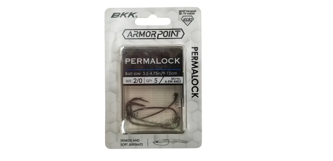 Armor-Point Permalock Hook - 2/0 (5 Pack)