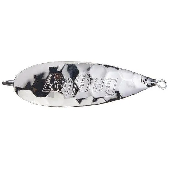 Bagley Weedless Spoon 2" 1/4 Oz Hammered Silver