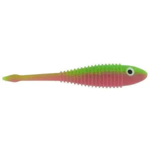 Bass Assassin Lures Salt Water Assassin The salty Snack SNK19376 5" Electric Chicken Qty 3