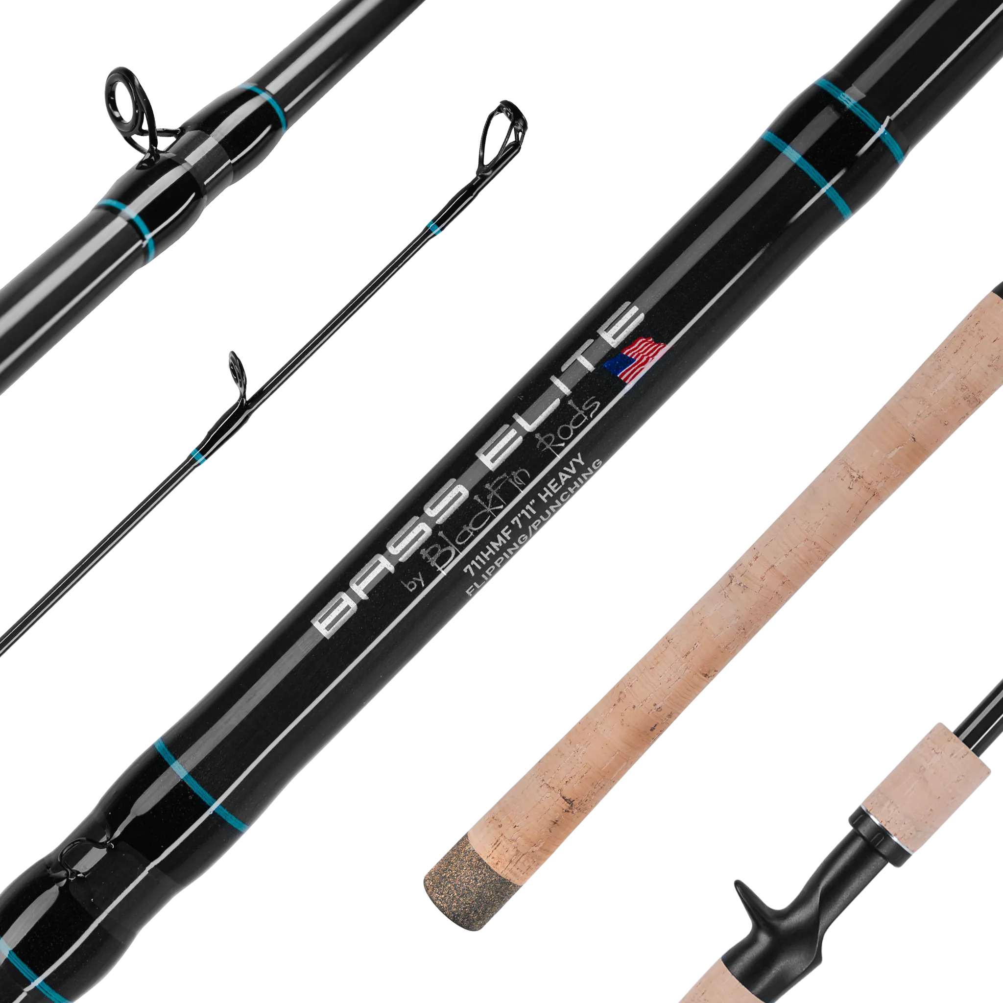 Bass Elite Baitcaster Freshwater Rod