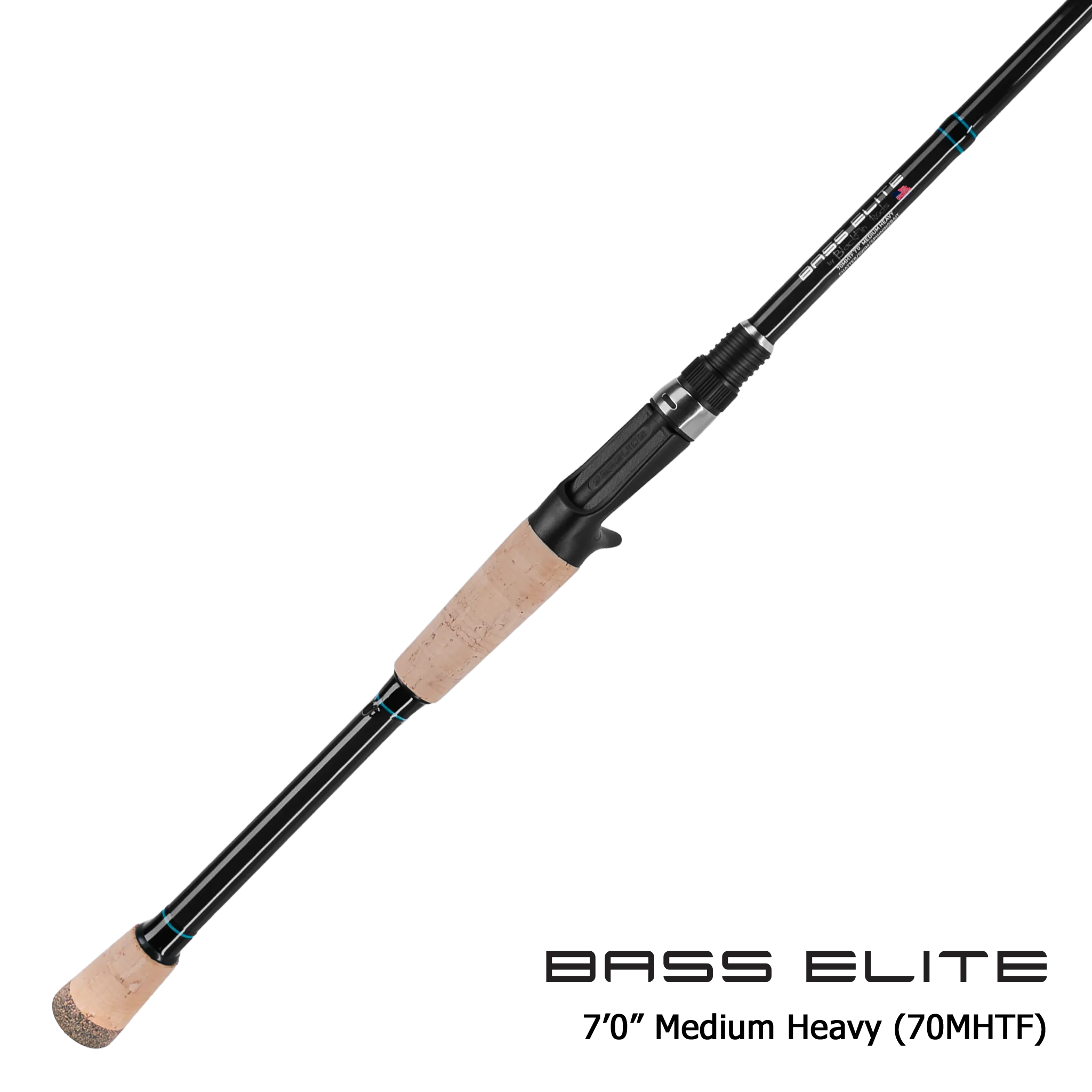 Bass Elite Baitcaster Freshwater Rod