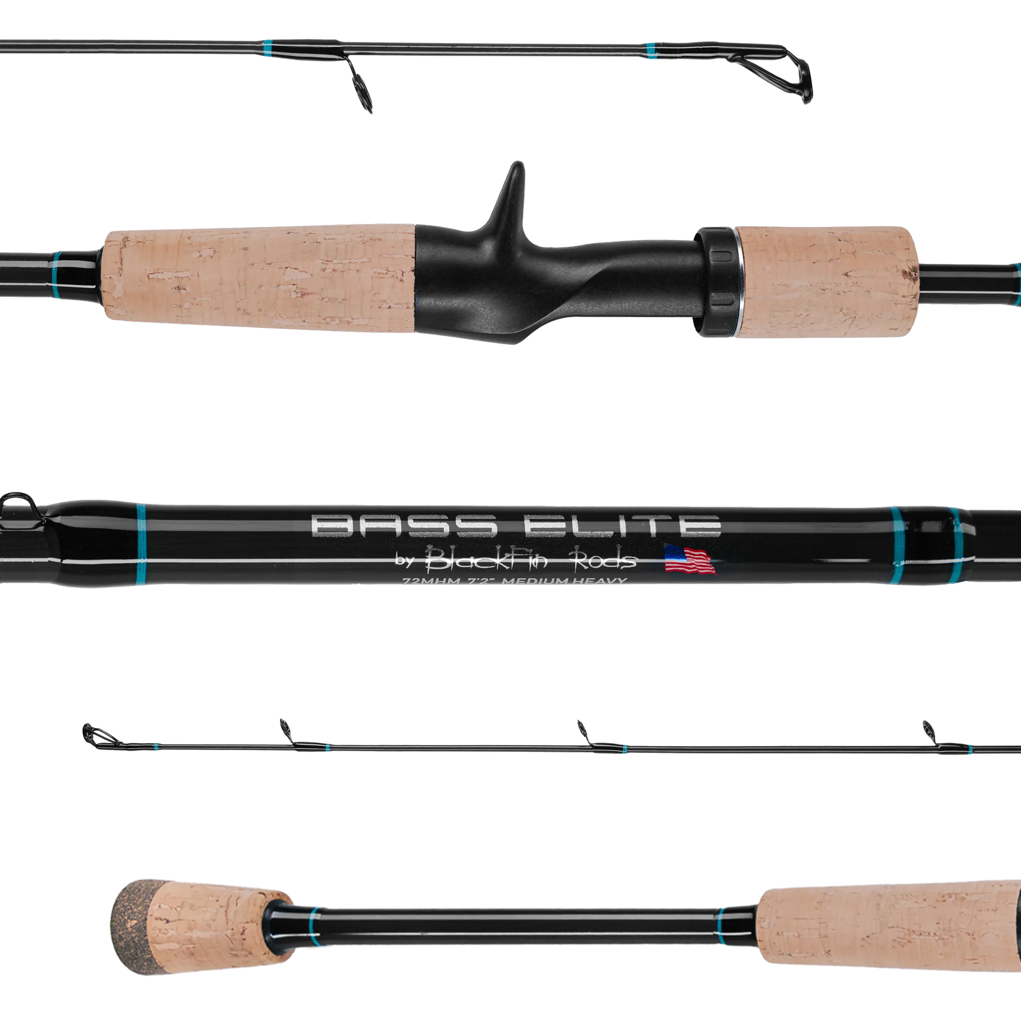 Bass Elite Baitcaster Freshwater Rod
