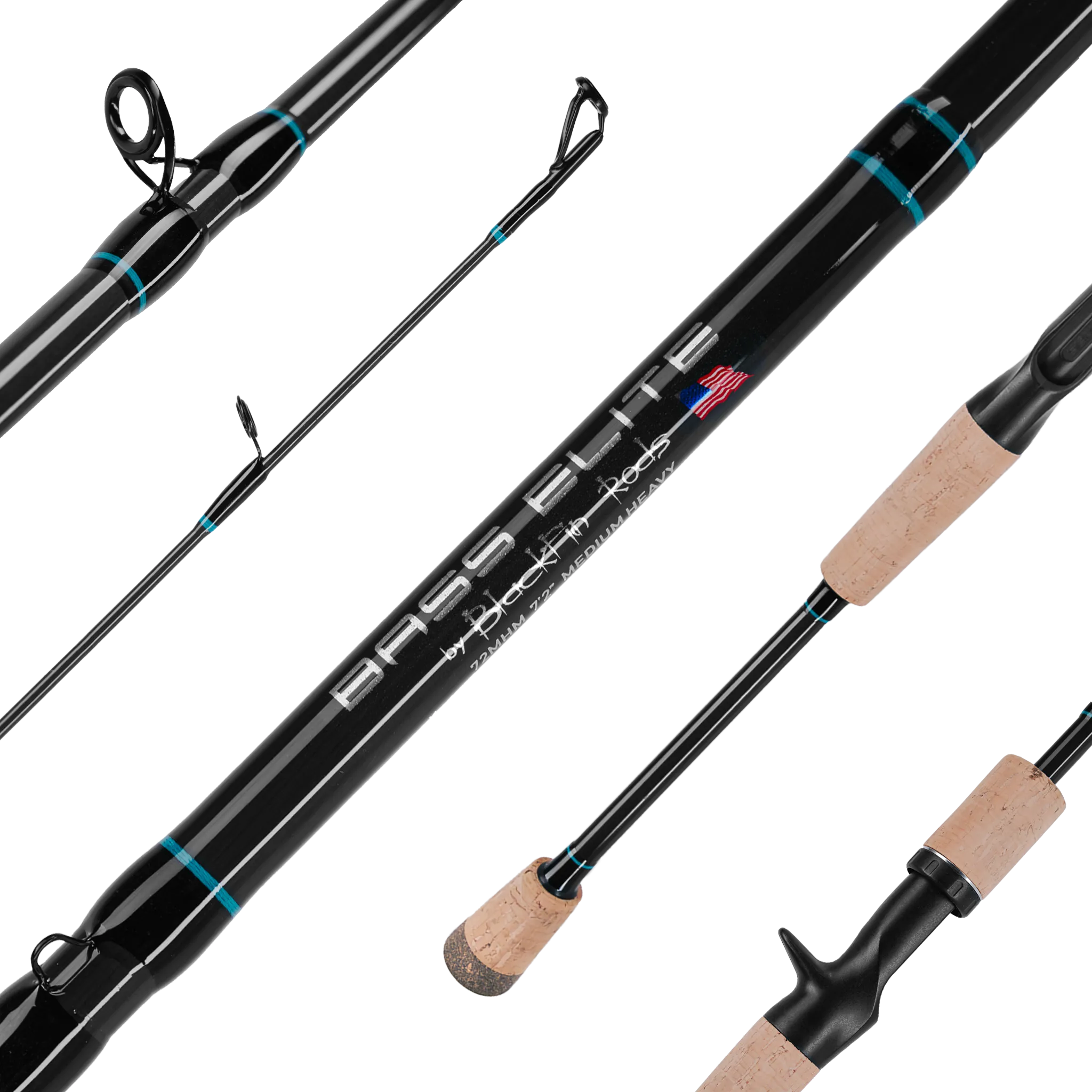 Bass Elite Baitcaster Freshwater Rod