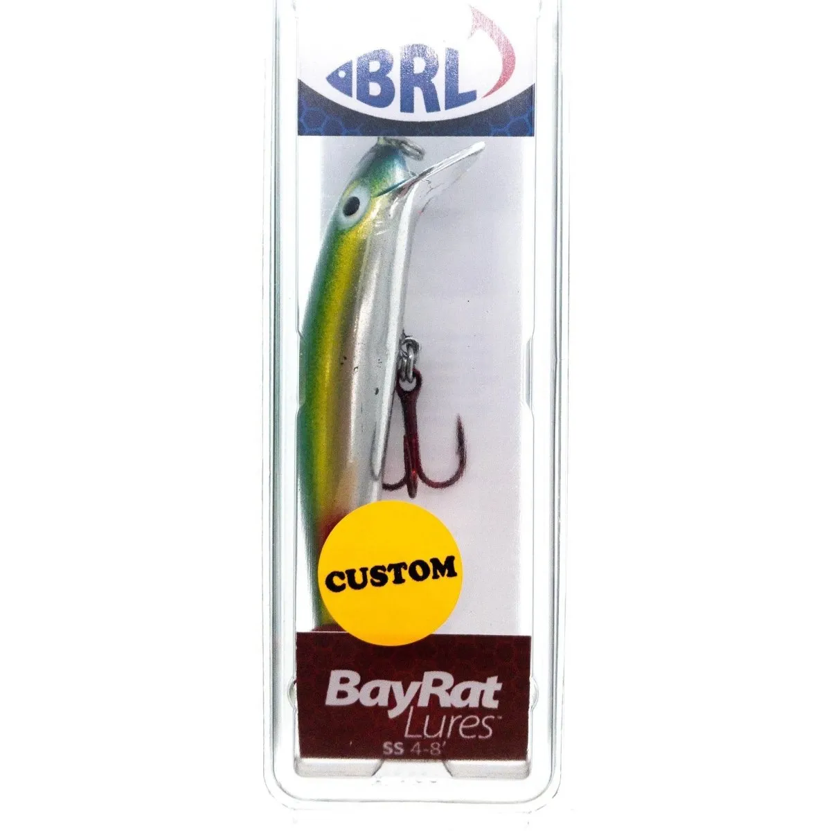 Bay Rat Lures Custom Short Shallow 3-1/2" Blue Back Herring