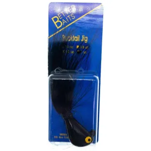 Better Baits Bucktail 1 oz Black/Black