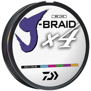 Daiwa J-Braid X4 550 Yds Multi-Color