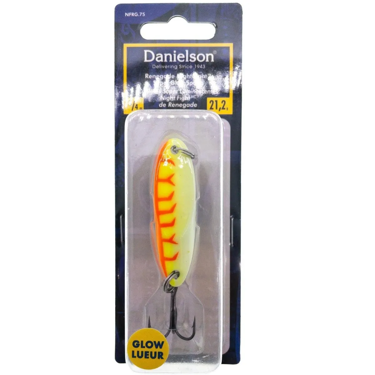 Danielson Night Fight Super Glow Spoon 3/4 oz.