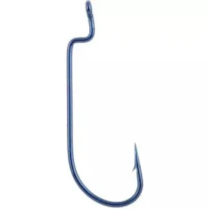 Danielson Offset Worm Hooks Blue