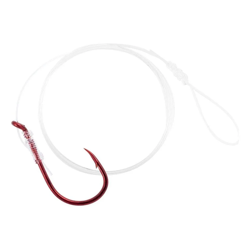 Danielson Salmon Steelhead Leader 36" Qty 8 Red