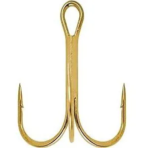 Danielson Treble Hook Gold Qty 25