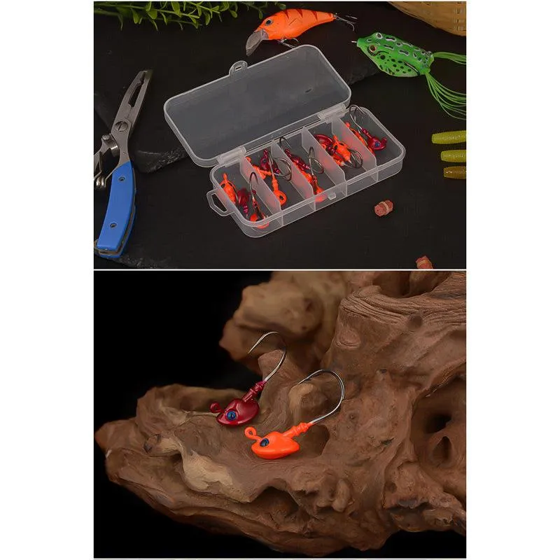 Dr.Fish 3pcs/2pcs 3D Eye Jig Heads 7-21g
