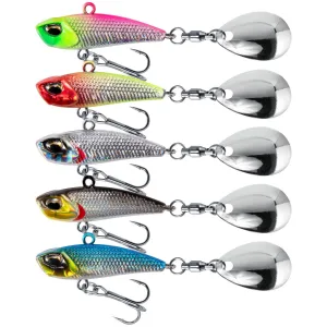 Dr.Fish 5pcs Metal Fishing Jigs  1/4oz 1/2oz