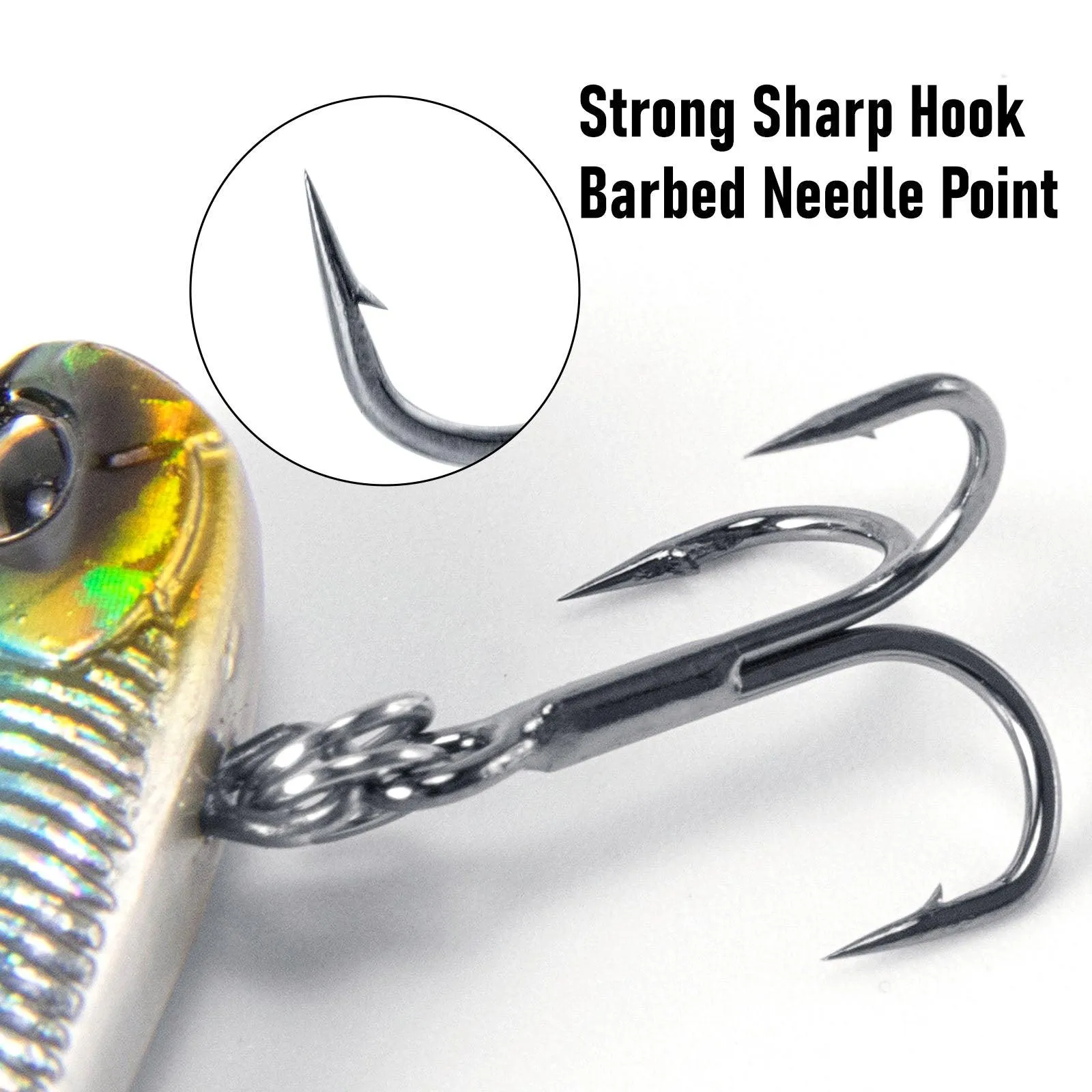 Dr.Fish 5pcs Metal Fishing Jigs  1/4oz 1/2oz