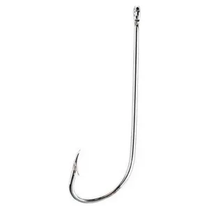 Eagle Claw 2X Long Strip/Live Bait Hooks Qty 100 Nickel