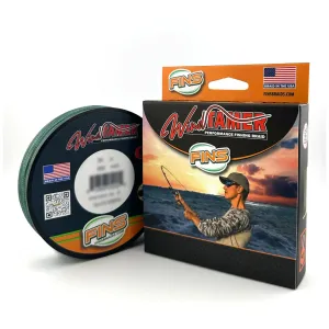 Fins Windtamer Fishing Braid 40lb - Slate Green