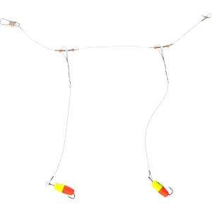 Hurricane Bluefish Rig Wire Leader W/ Spreaders & Floats 2/0 60 Lb Test
