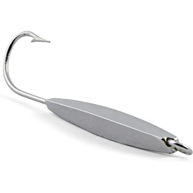 Hurricane Kast-A-Way Diamond Mack Jigs Chrome Qty 2