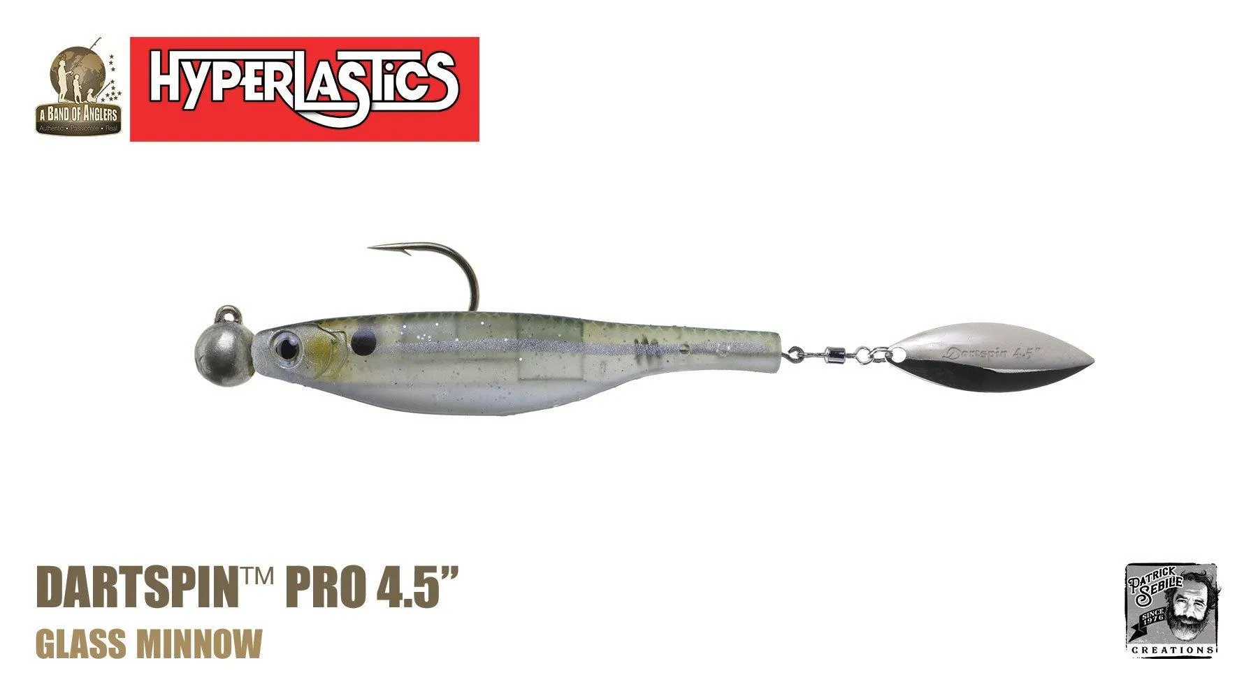 Hyperlastics Dartspin Pro Lures (Rigged Jighead Ver.)