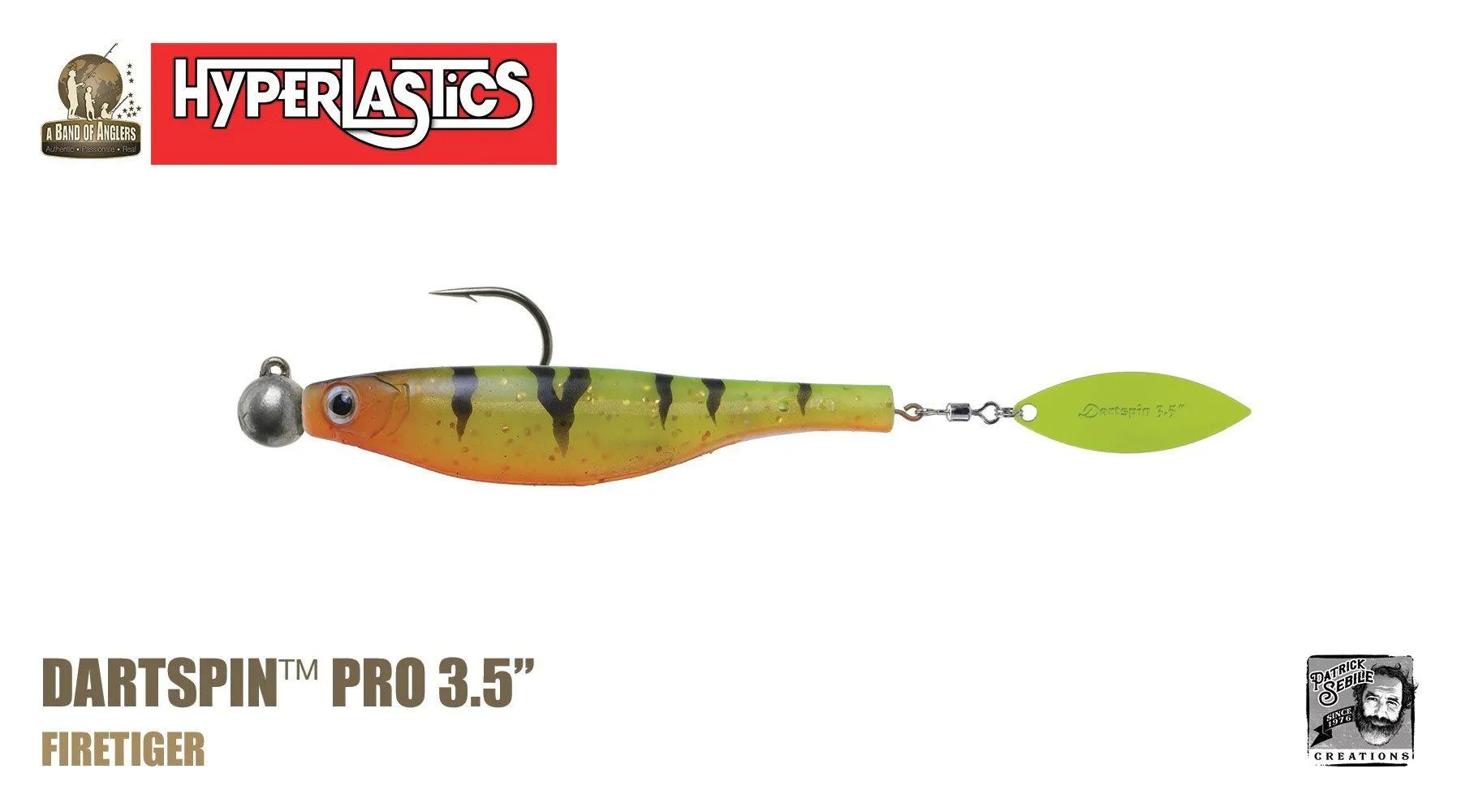 Hyperlastics Dartspin Pro Lures (Rigged Jighead Ver.)