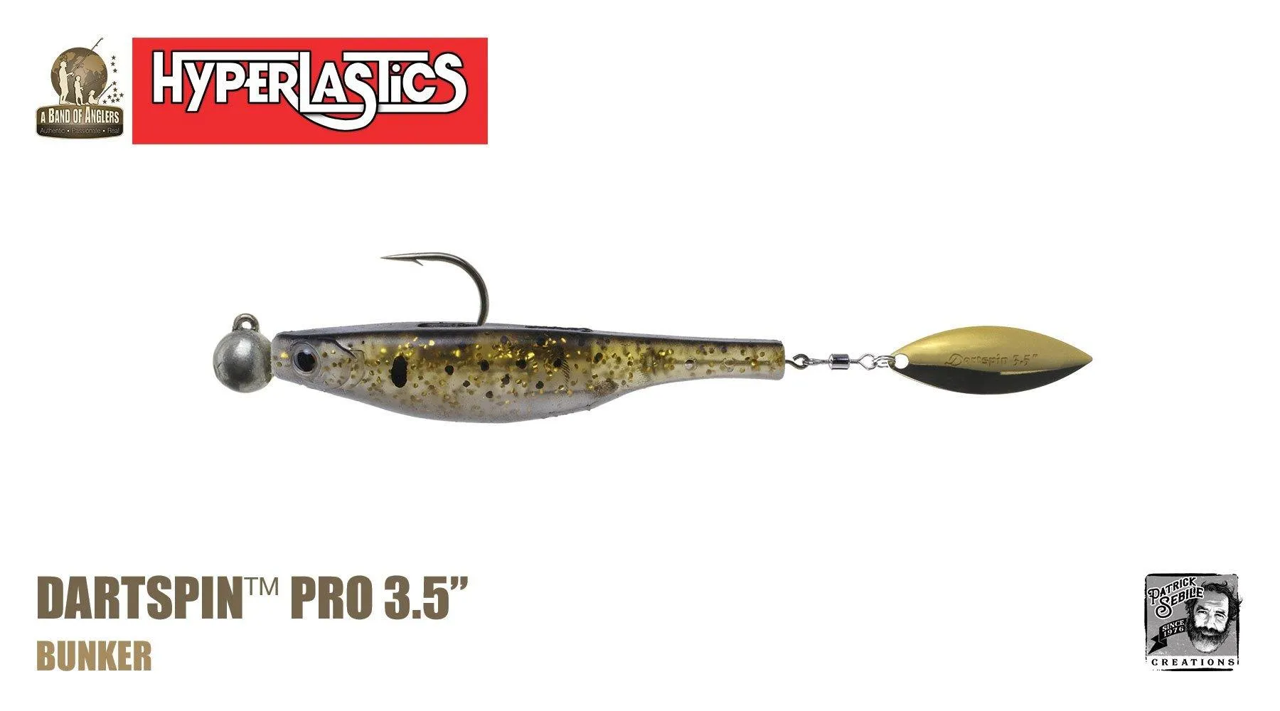 Hyperlastics Dartspin Pro Lures (Rigged Jighead Ver.)