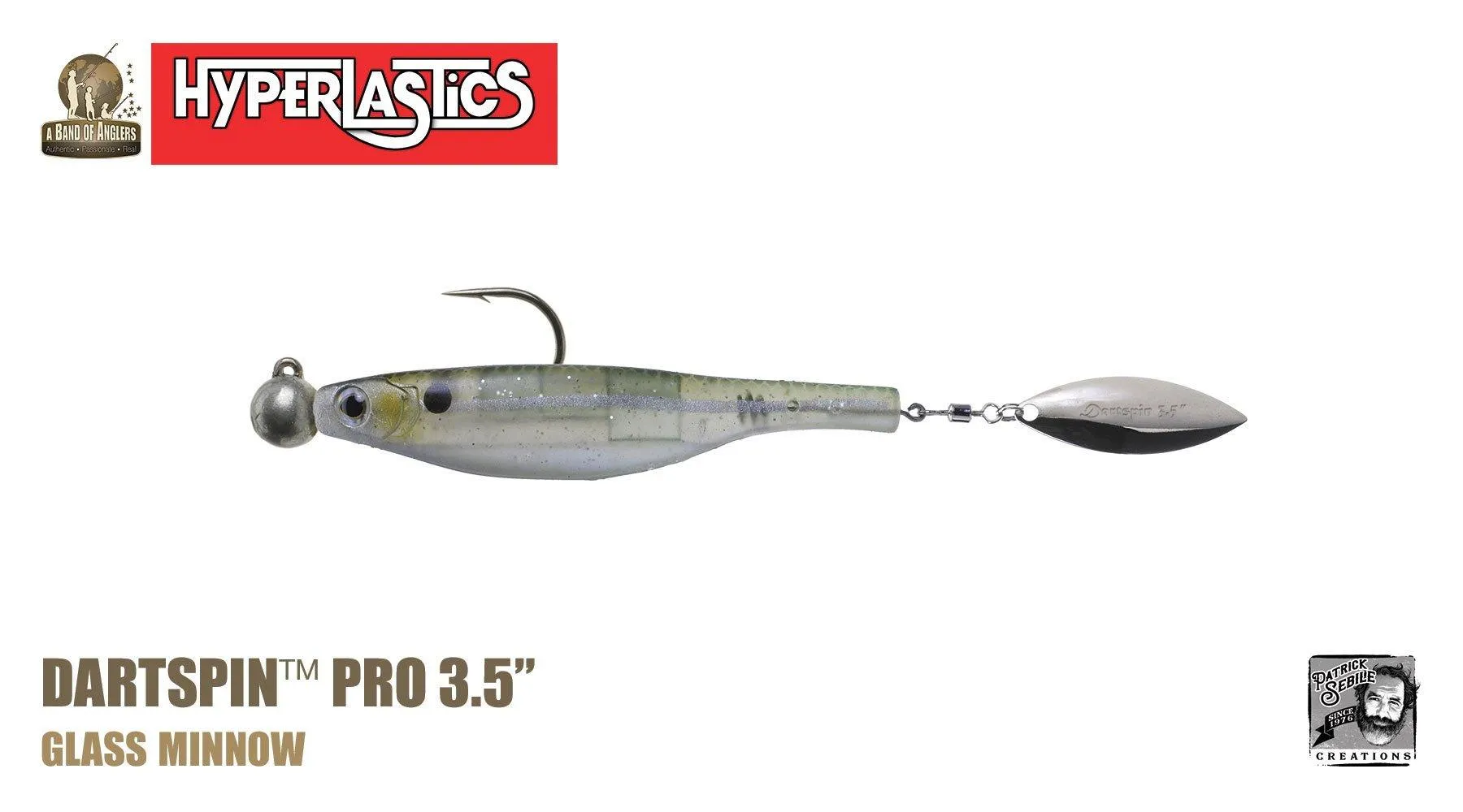 Hyperlastics Dartspin Pro Lures (Rigged Jighead Ver.)