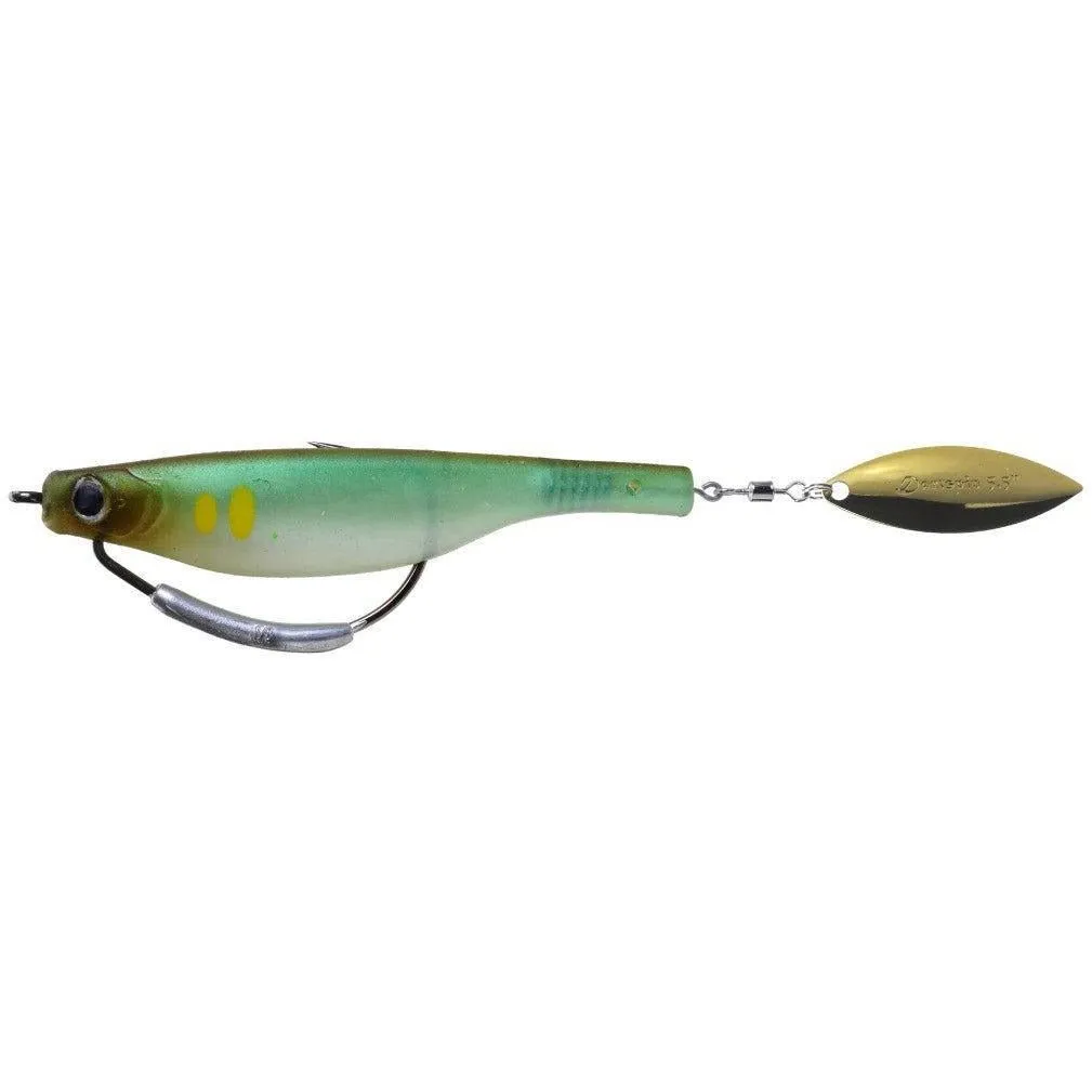 Hyperlastics Rigged Dartspin Pro Weedless 5.5" 2/3 oz.