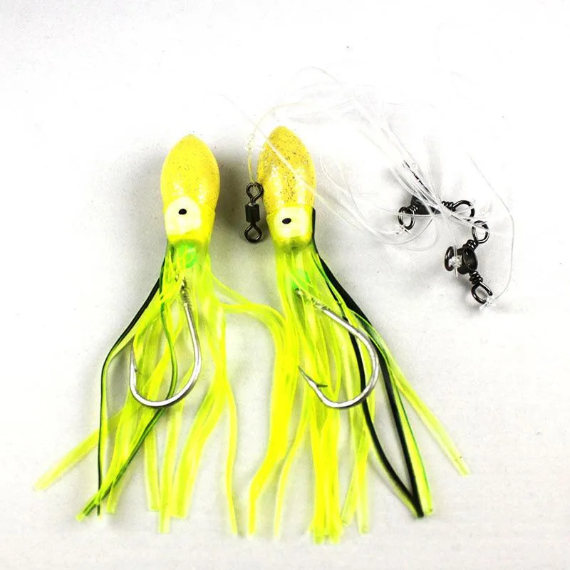 Jigging World Deep Drop Foam Glow Head Tile Fish Rigs