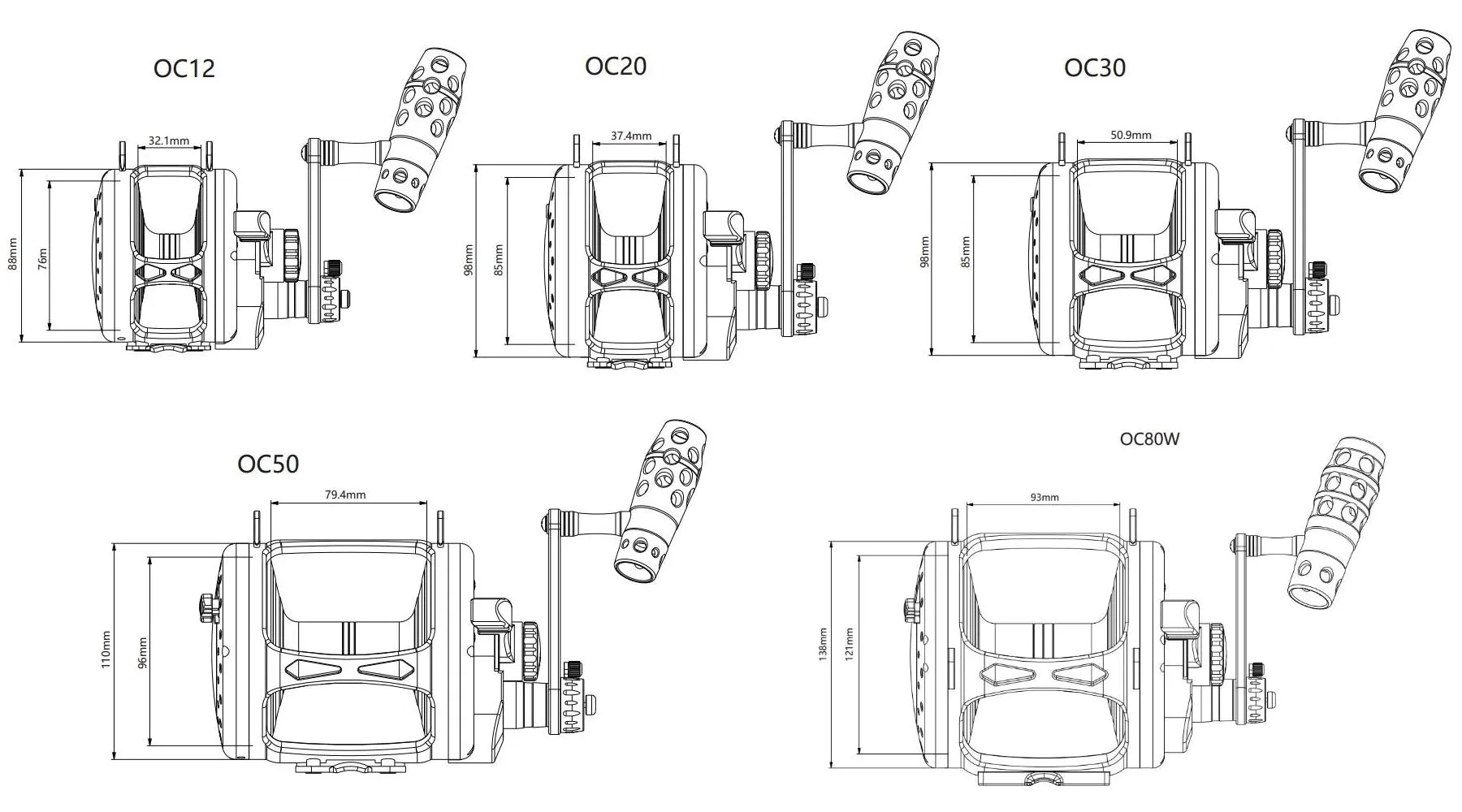 Maxel Oceanic Trolling Conventional Reels