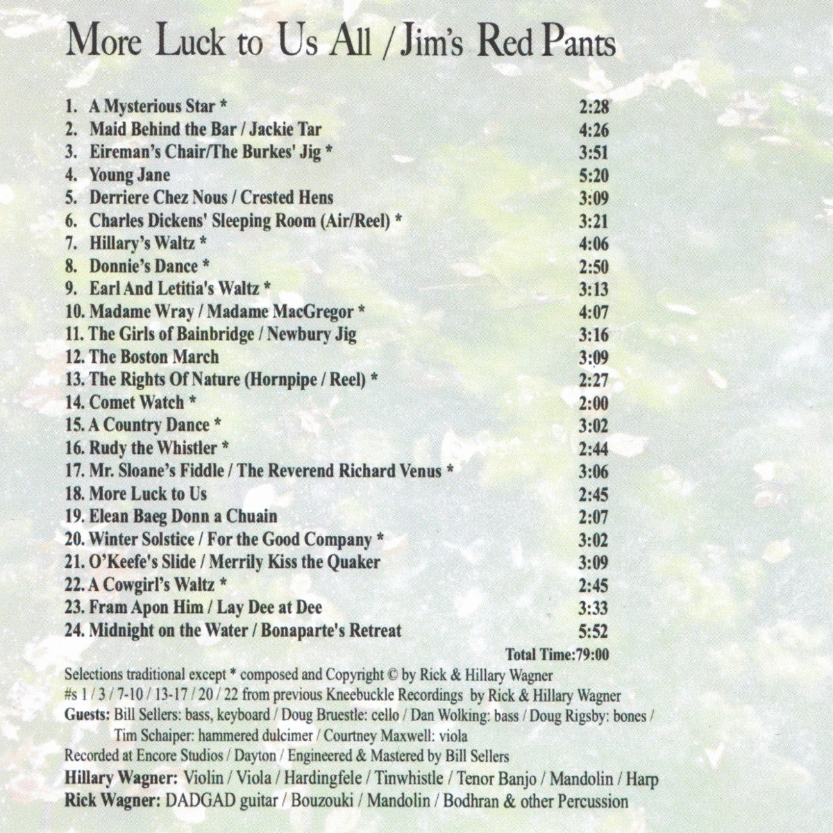 More Luck to Us All CD