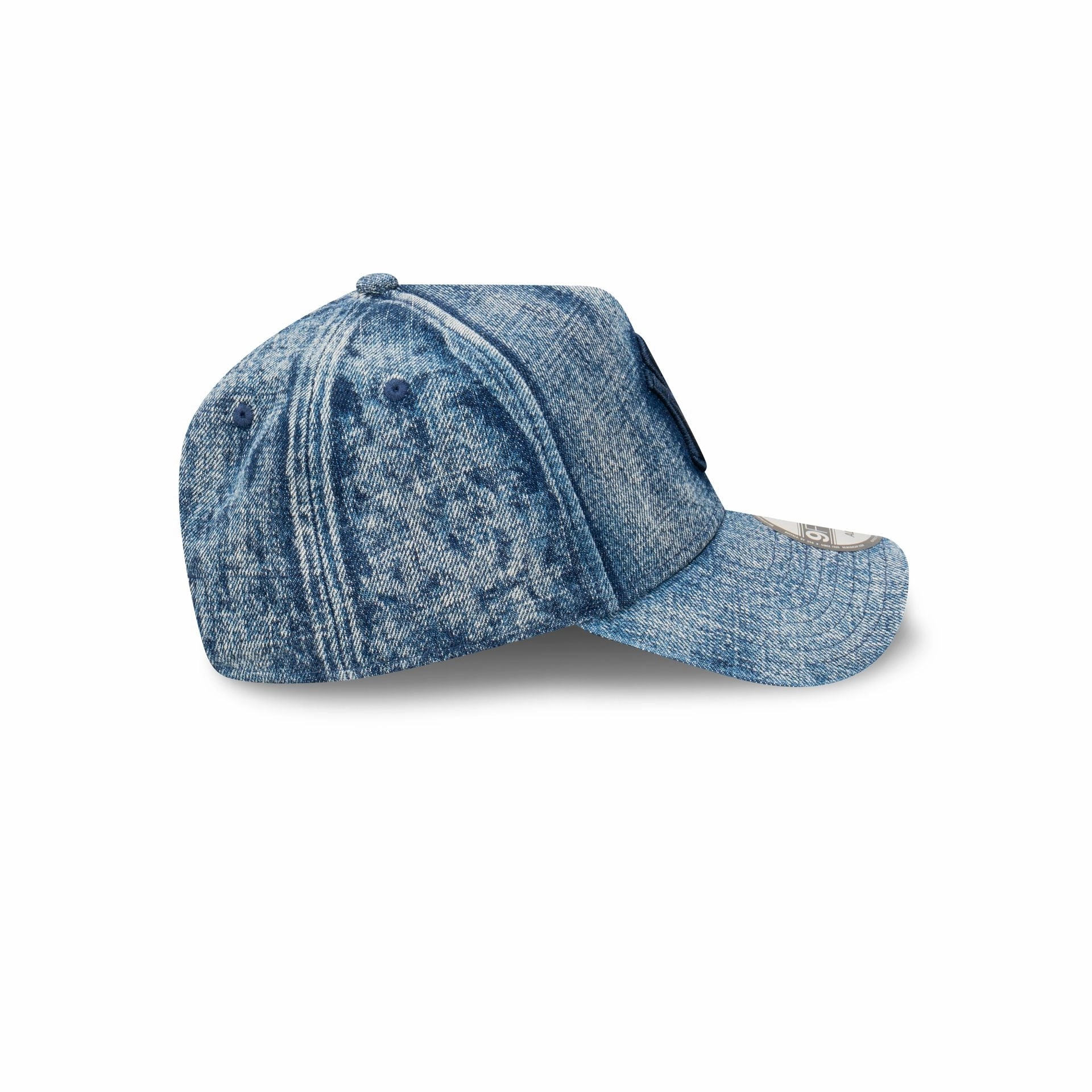 New York Yankees Snow Wash Denim 9FORTY A-Frame Cloth Strap