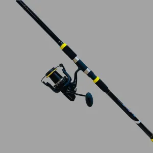 Surf Fisher Long Cast Black Magic Spinning Combo